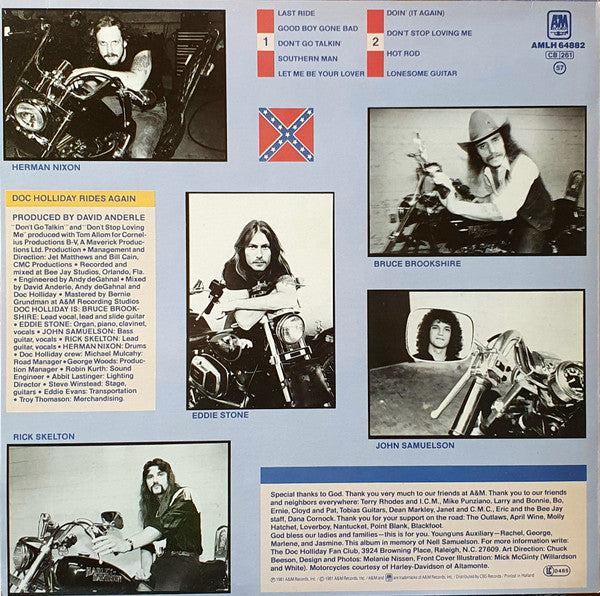 Doc Holliday (3) : Doc Holliday Rides Again... (LP, Album)