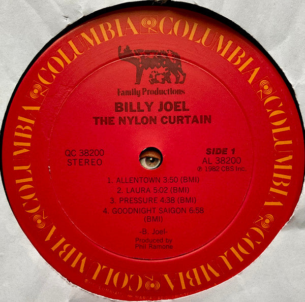 Billy Joel : The Nylon Curtain (LP, Album, RE, Car)