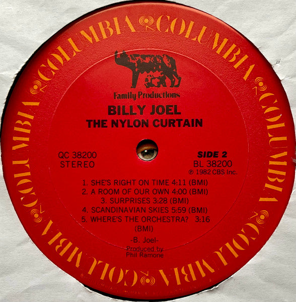 Billy Joel : The Nylon Curtain (LP, Album, RE, Car)