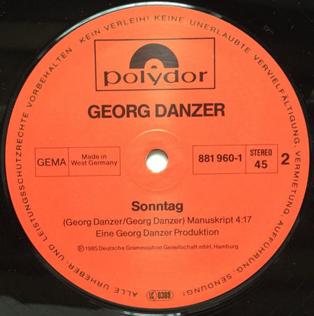 Georg Danzer & Band : Ihr Seid Alle So Normal (12", Maxi)