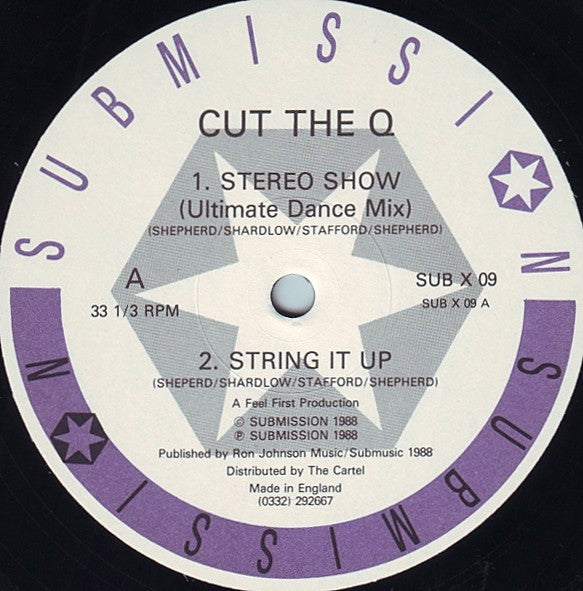 Cut The Q : Stereo Show (Ultimate Dance Mix) (12")
