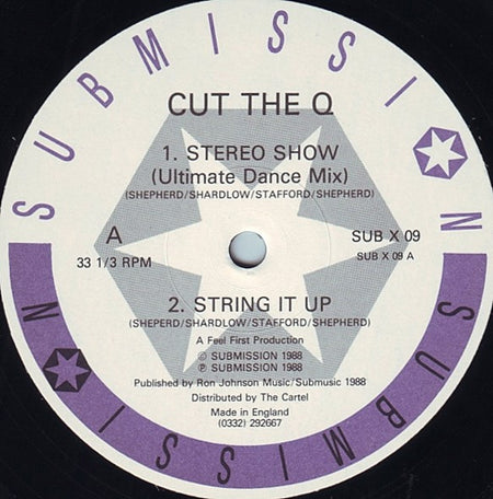 Cut The Q : Stereo Show (Ultimate Dance Mix) (12")