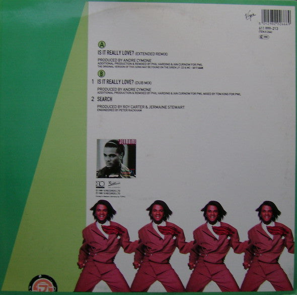 Jermaine Stewart : Is It Really Love? (12", Maxi)