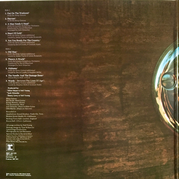 Neil Young : Harvest (LP, Album, RE)