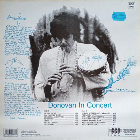 Donovan : Donovan In Concert (LP, Album, RE)