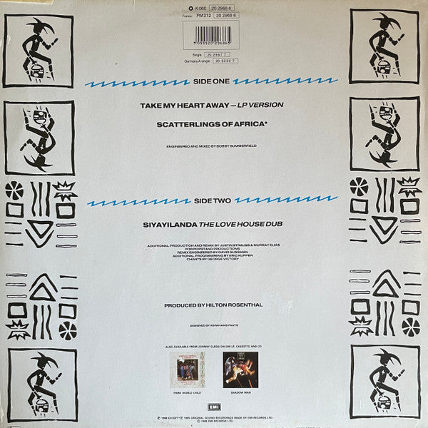 Johnny Clegg & Savuka : Take My Heart Away (12", Single)