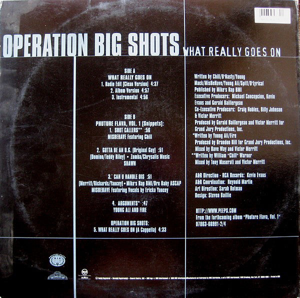 Operation Big Shots : What Really Goes On (12")