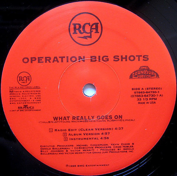 Operation Big Shots : What Really Goes On (12")