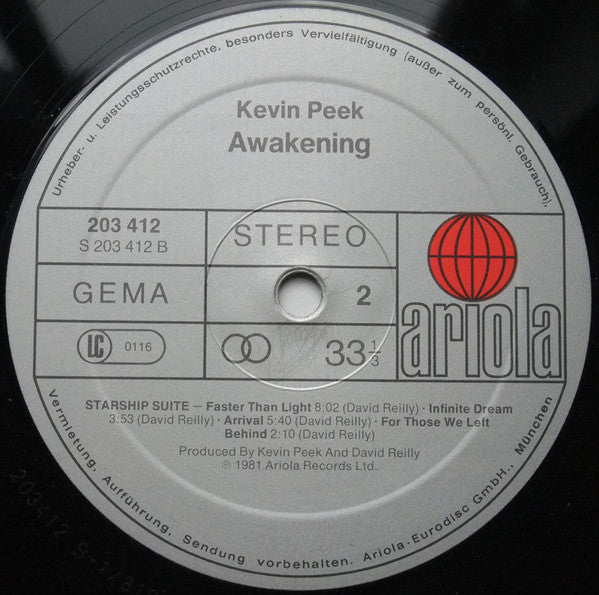 Kevin Peek : Awakening (LP, Album)