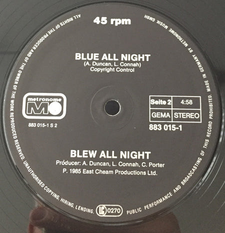 Blew All Night : What's Going On (12", Maxi)