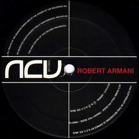Robert Armani : Beat Trax (12")