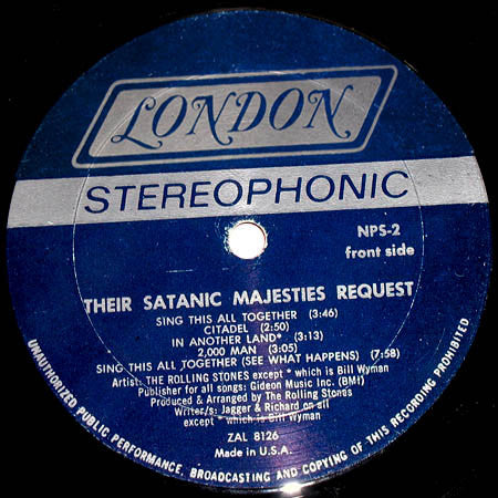 The Rolling Stones : Their Satanic Majesties Request (LP, Album, Mon)