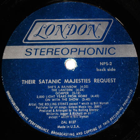 The Rolling Stones : Their Satanic Majesties Request (LP, Album, Mon)