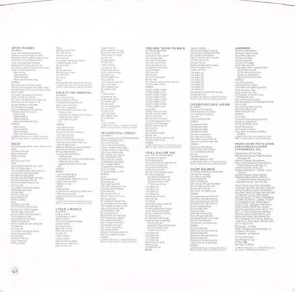 Night Ranger : 7 Wishes (LP, Album)