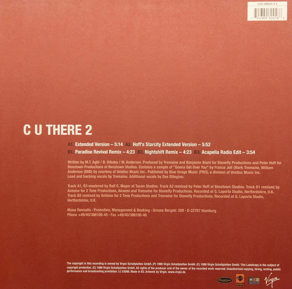 Tremaine (2) : C U There 2 (12")
