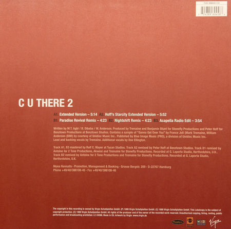 Tremaine (2) : C U There 2 (12")