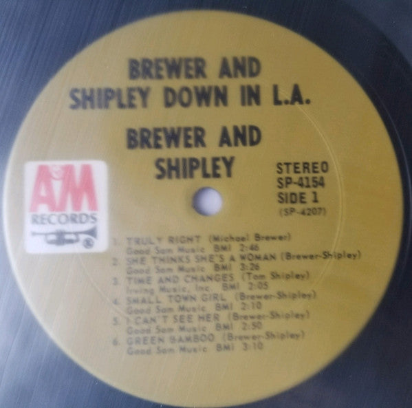 Brewer & Shipley* : Down In L.A. (LP, Album, Ter)
