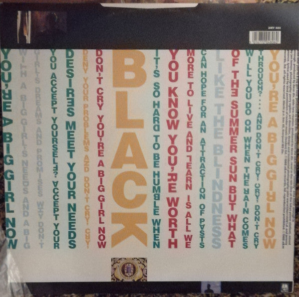 Black (2) : You're A Big Girl Now (12", Single)