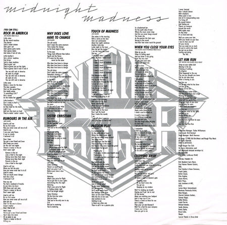 Night Ranger : Midnight Madness (LP, Album)