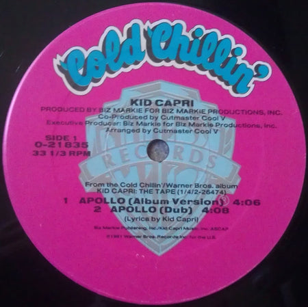 Kid Capri : Apollo / Shout Outs (12", Maxi)