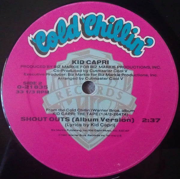 Kid Capri : Apollo / Shout Outs (12", Maxi)