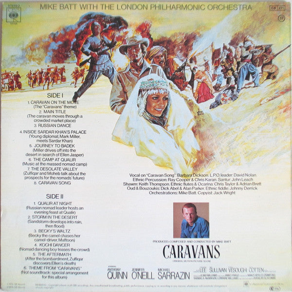 Mike Batt With London Philharmonic Orchestra : Caravans (Original Motion Picture Score) (LP, Album)