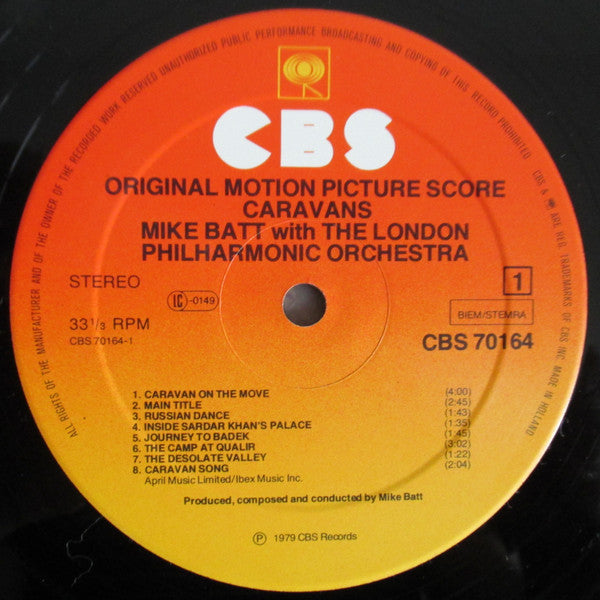 Mike Batt With London Philharmonic Orchestra : Caravans (Original Motion Picture Score) (LP, Album)