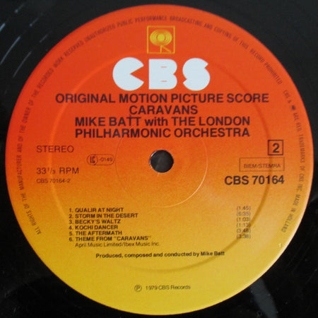 Mike Batt With London Philharmonic Orchestra : Caravans (Original Motion Picture Score) (LP, Album)