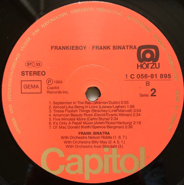 Frank Sinatra : Swing Mit Frank Sinatra Und Den Orchestern Nelson Riddle Und Billy May (LP, Comp)