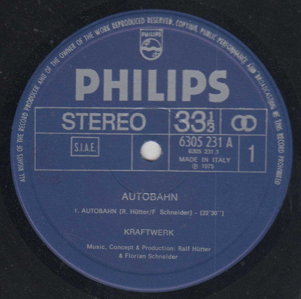 Kraftwerk : Autobahn (LP, Album)