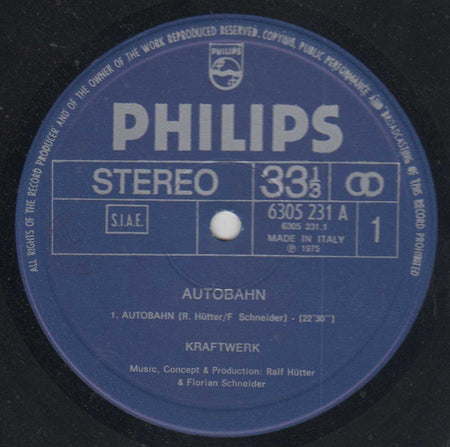 Kraftwerk : Autobahn (LP, Album)