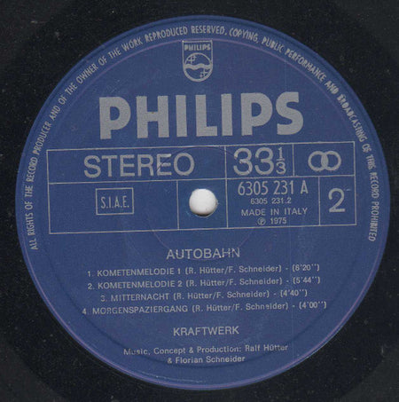 Kraftwerk : Autobahn (LP, Album)
