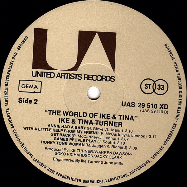 Ike & Tina Turner : The World Of Ike & Tina (2xLP, Album)