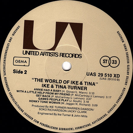 Ike & Tina Turner : The World Of Ike & Tina (2xLP, Album)