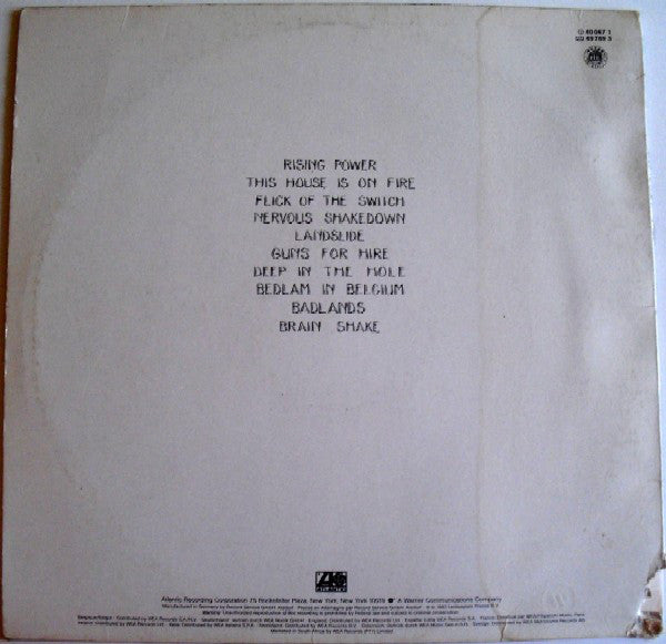 AC/DC : Flick Of The Switch (LP, Album, Club)
