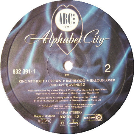ABC : Alphabet City (LP, Album)