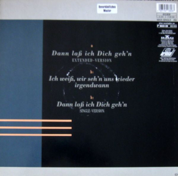Ricky Dandel : Dann Laß Ich Dich Geh'n (12", Maxi)