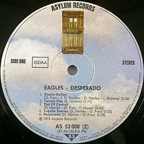 Eagles : Desperado (LP, Album, RE)