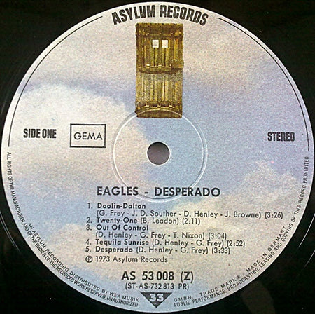 Eagles : Desperado (LP, Album, RE)