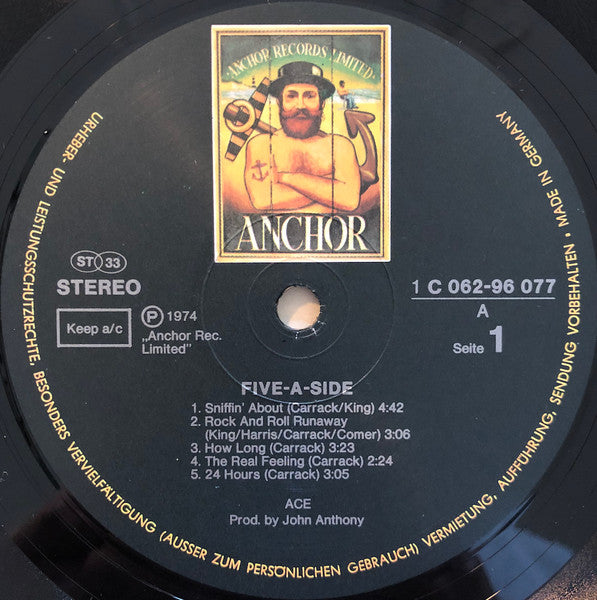 Ace (7) : Five-A-Side (LP, Album)