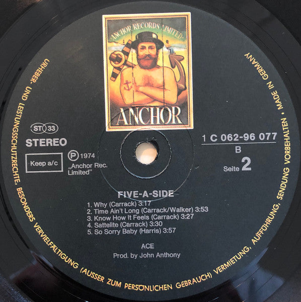 Ace (7) : Five-A-Side (LP, Album)