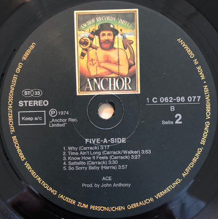 Ace (7) : Five-A-Side (LP, Album)