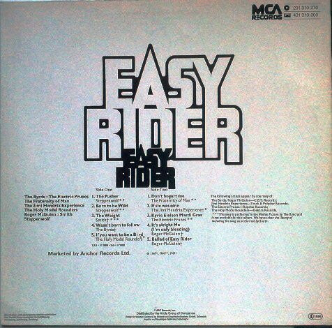 Various : Songs Performed In The Motion Picture Easy Rider (LP, RE)