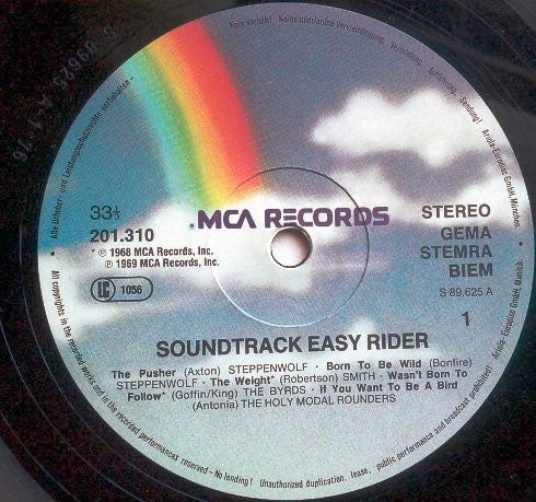 Various : Songs Performed In The Motion Picture Easy Rider (LP, RE)