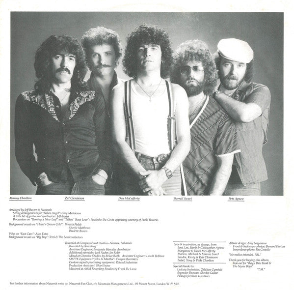 Nazareth (2) : Malice In Wonderland (LP, Album)