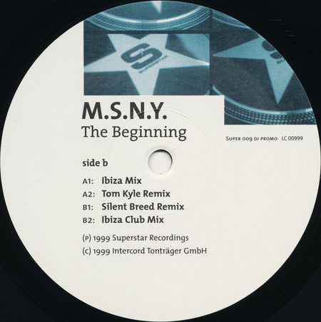 M.S.N.Y. : The Beginning (12", Promo)