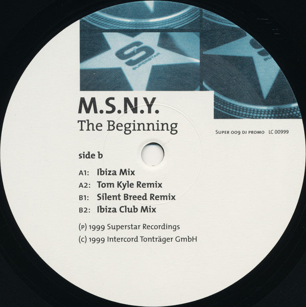 M.S.N.Y. : The Beginning (12", Promo)