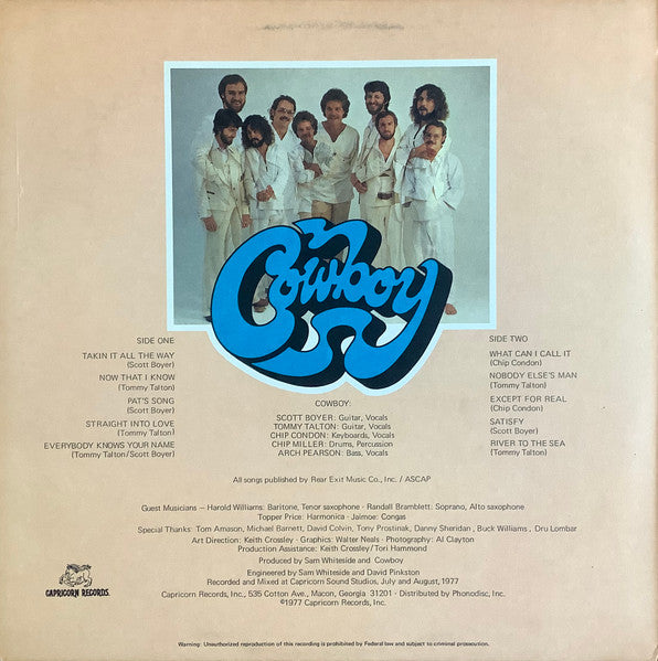 Cowboy (6) : Cowboy (LP, Album)