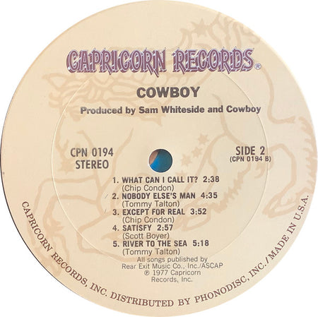 Cowboy (6) : Cowboy (LP, Album)