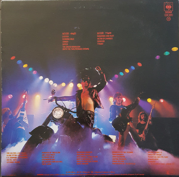 Judas Priest : Unleashed In The East (Live In Japan) (LP, Album, RE)